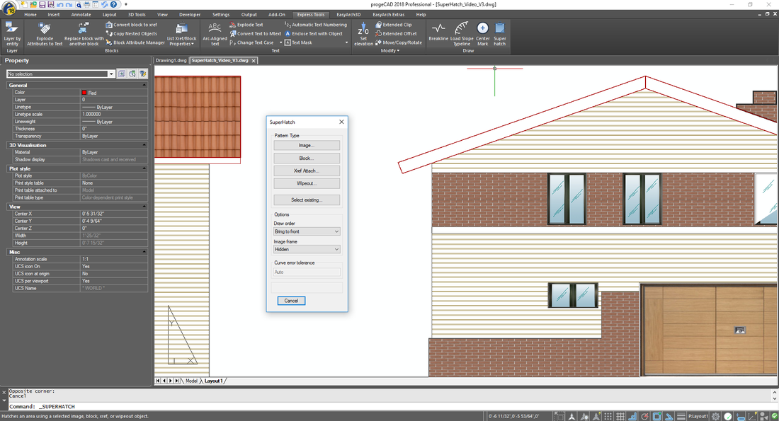 hatch transparency autocad printing